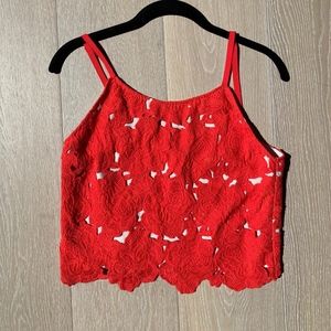 Alice + Olivia Scalloped Edge Cami